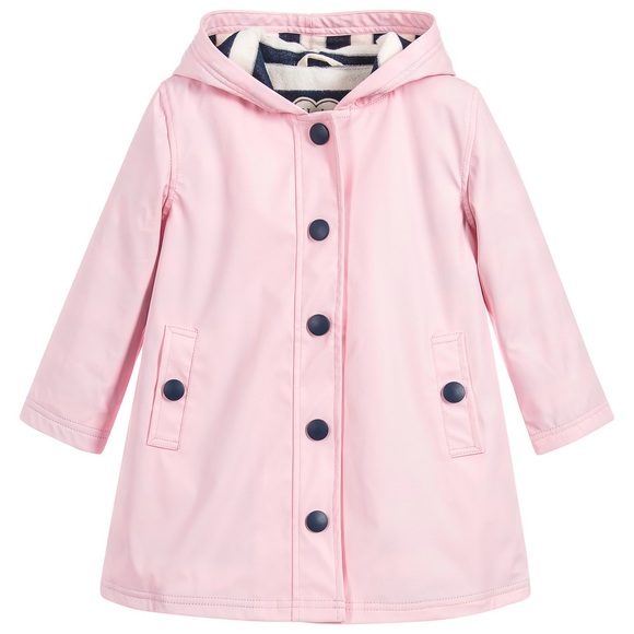 hatley Girls Pink Hooded Raincoat - Picture 3 of 8